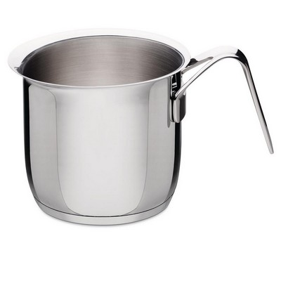 pots&pans milk boiler in 18/10 stainless steel suitable for induction
